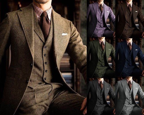 Herren dünner tweed - tweed, anzug