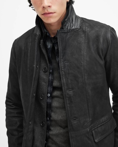 Allsaints survey lederjacke - allsaints,